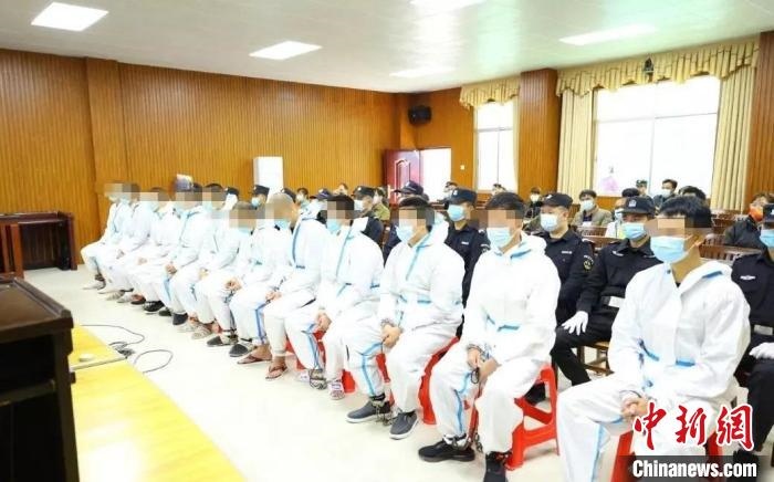 圖為庭審現(xiàn)場?！|蘭法院 攝