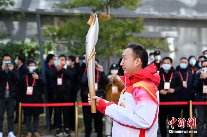 3月2日，北京2022年冬殘奧會火種采集儀式在中國盲文圖書館舉行，采集“希望之火”。 <a target='_blank' href='/'>中新社</a>記者 張興龍 攝