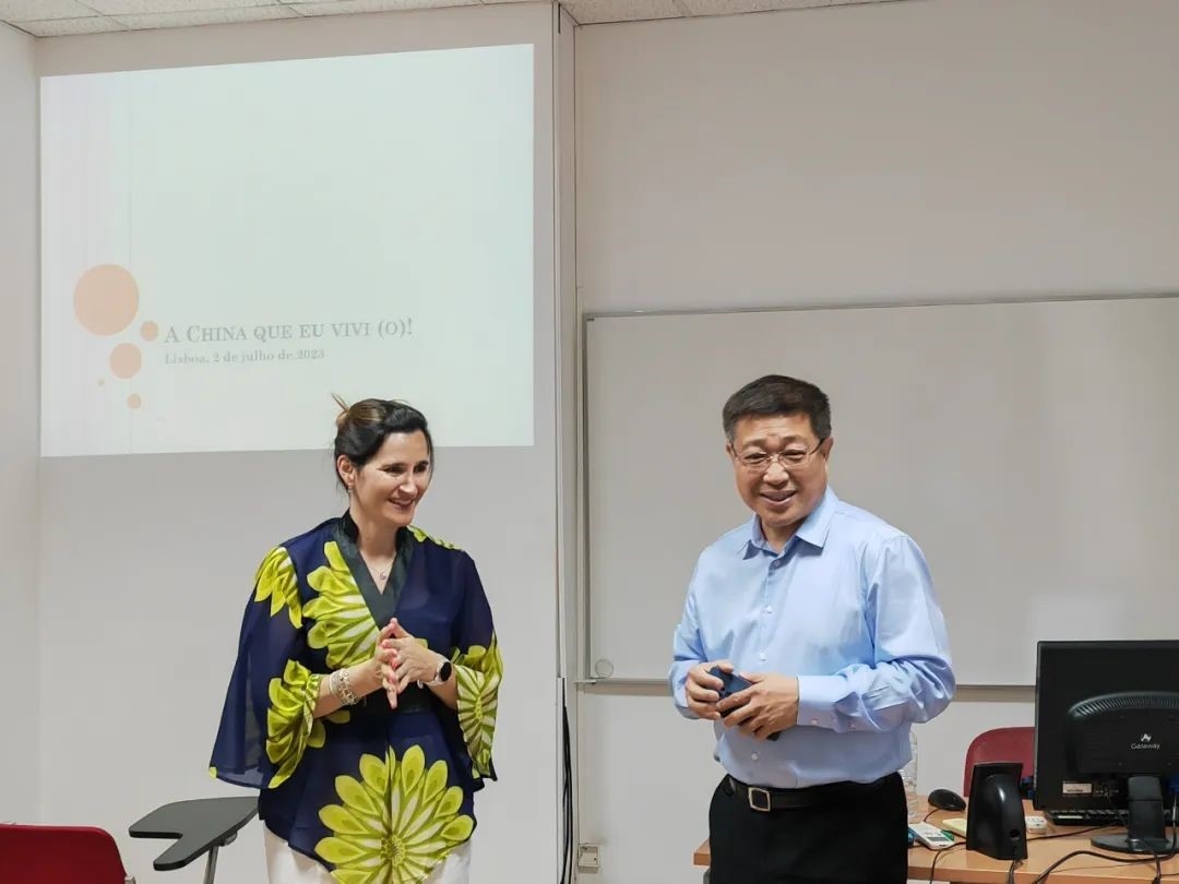 里斯本大學(xué)孔子學(xué)院組織漢語角活動。 圖片來源：里斯本大學(xué)孔子學(xué)院公眾號