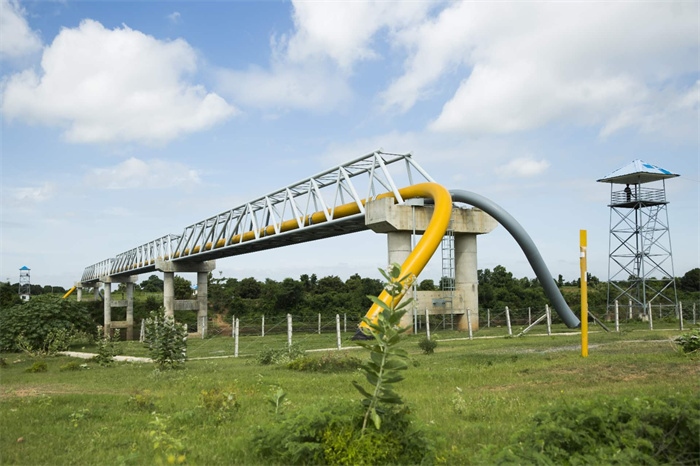 中緬油氣管道跨越河段。中油國(guó)際管道公司供圖
