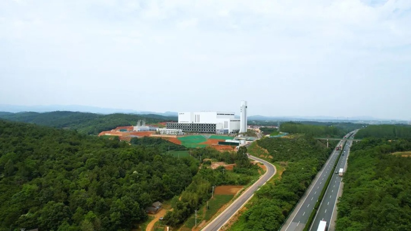 湖北省宜昌市生活垃圾發(fā)電特許經(jīng)營項(xiàng)目。陳臣攝