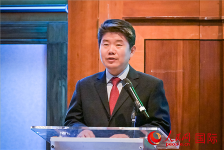 李立言致辭。人民網(wǎng) 郭錦標(biāo)攝