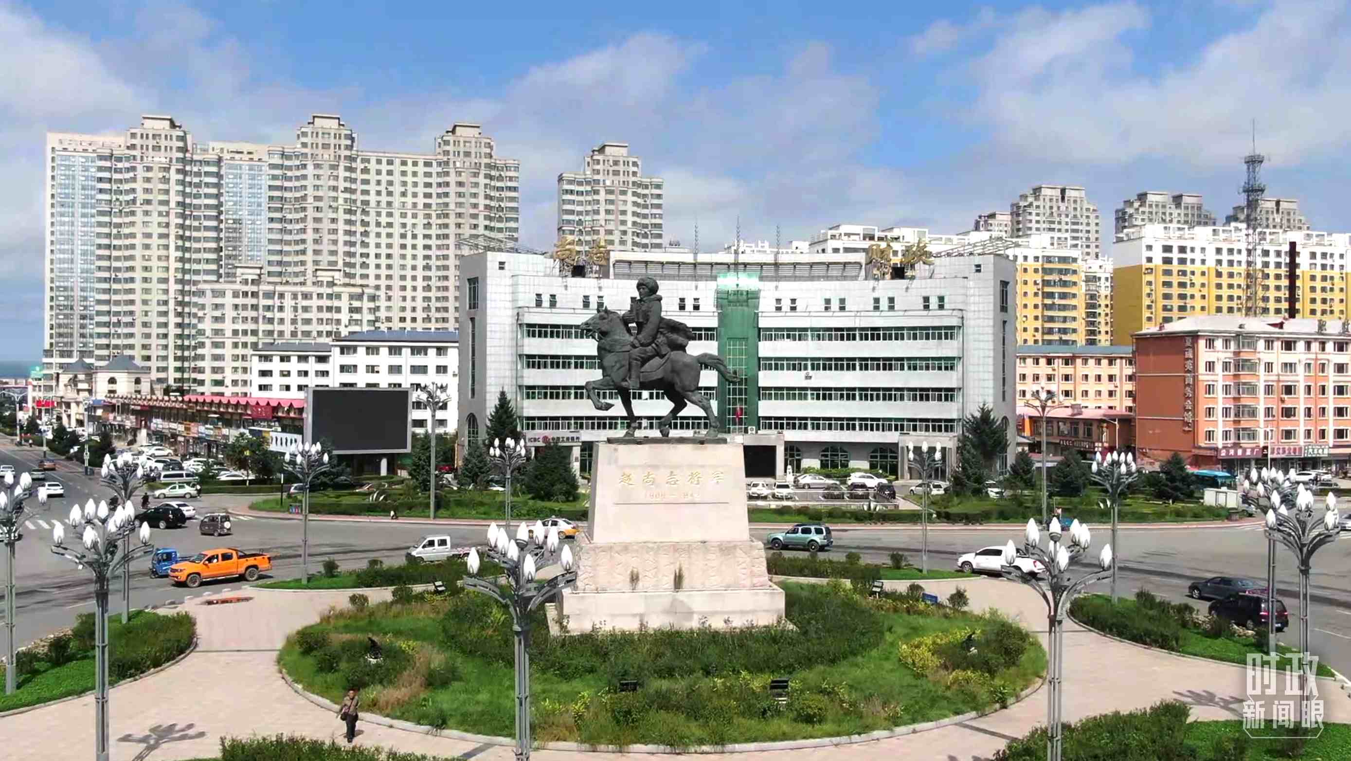 △哈爾濱市尚志市航拍。（總臺央視記者張耿生拍攝）