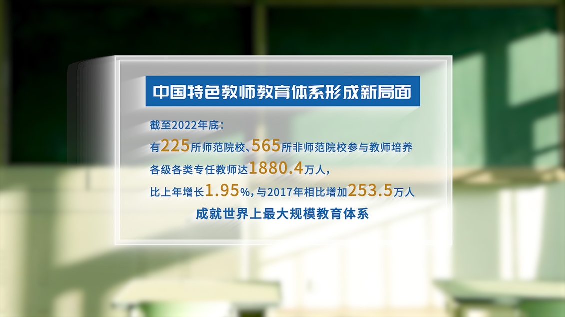 開學(xué)第一課丨【總書記的教書育人觀】建設(shè)教育強國，健全中國特色教師教育體系