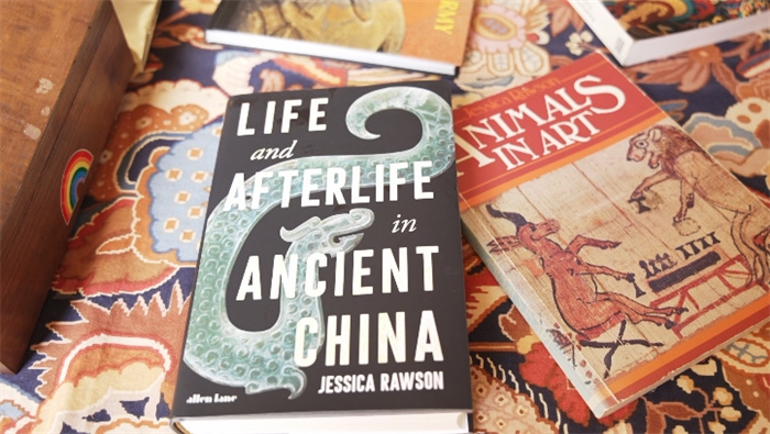 羅森教授新書《古代中國的今生與來世》。黃鏗攝