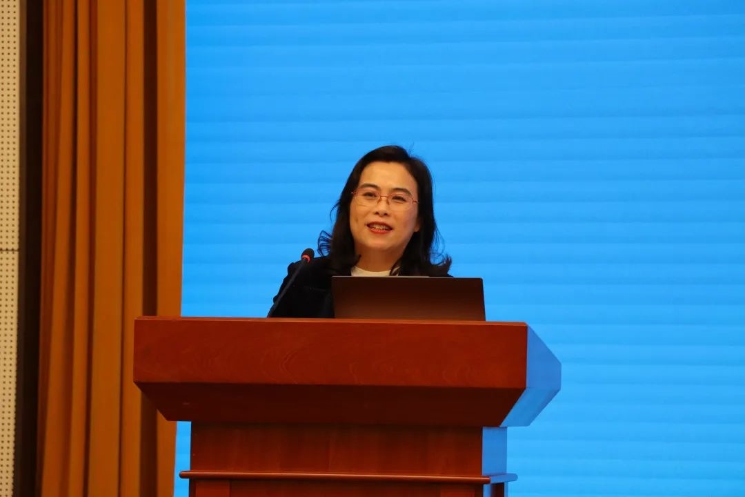 浙江師范大學(xué)副校長張建珍致辭。主辦方供圖