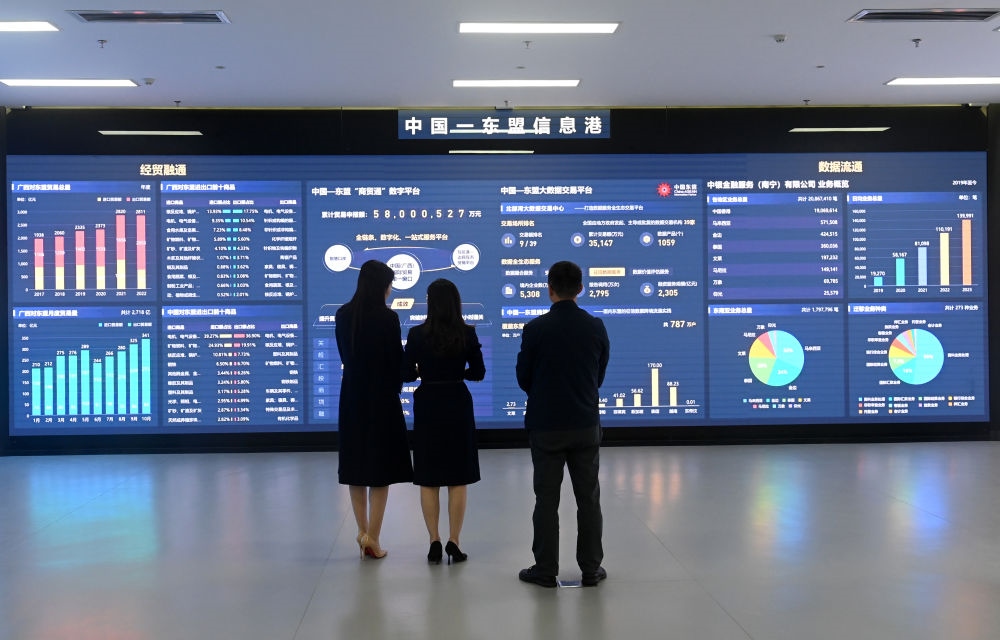 中國—東盟信息港股份有限公司展廳。