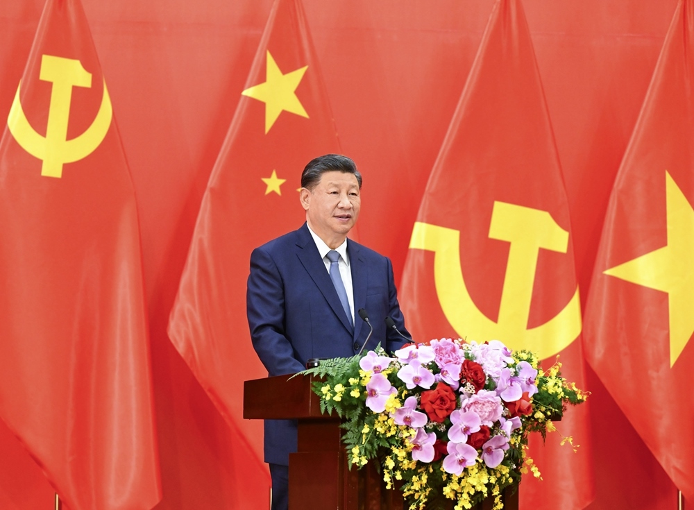 習(xí)近平總書記發(fā)表題為《賡續(xù)傳統(tǒng)友誼，開創(chuàng)中越命運共同體建設(shè)新征程》的重要講話。