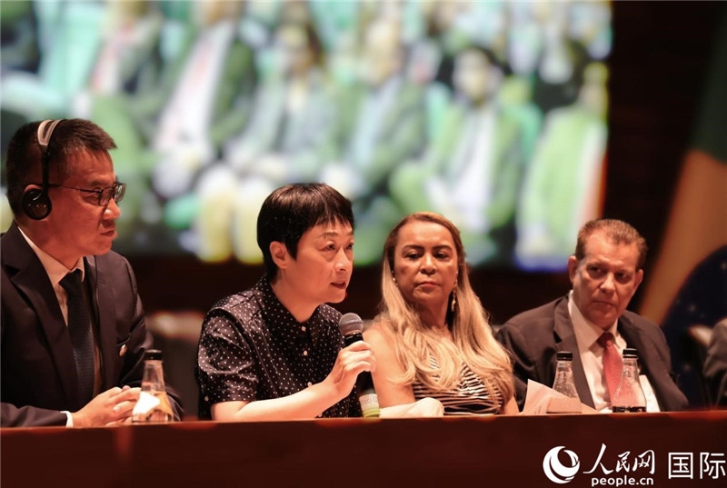 田敏出席論壇開幕式并致辭。人民網(wǎng)記者 時元皓攝