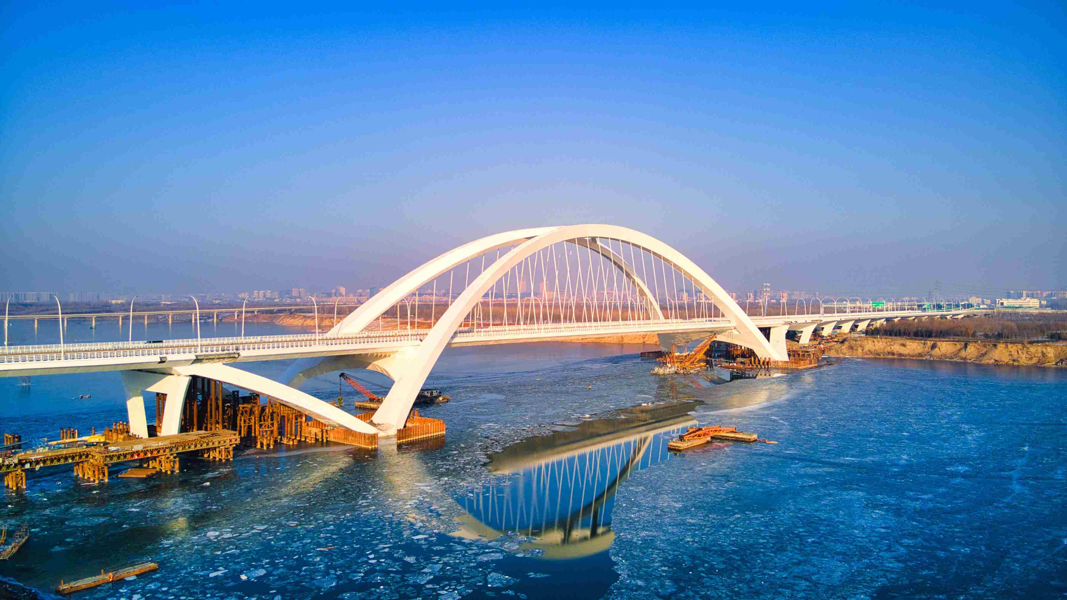 開通后的京雄大橋。受訪方供圖