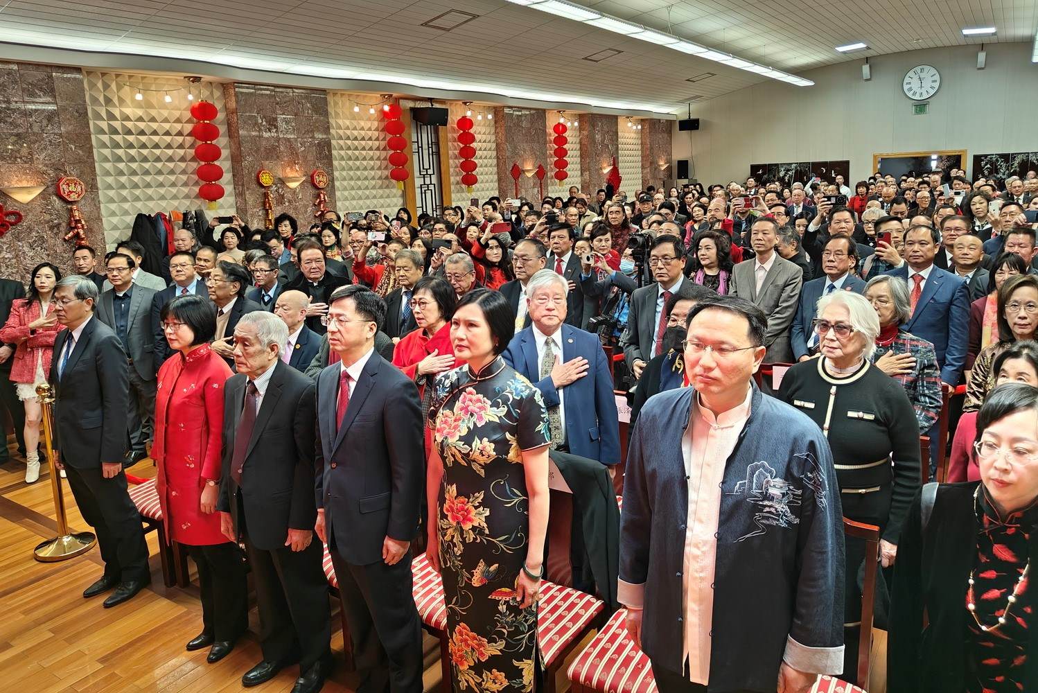 領(lǐng)區(qū)各州代表參加招待會(huì)。主辦方供圖