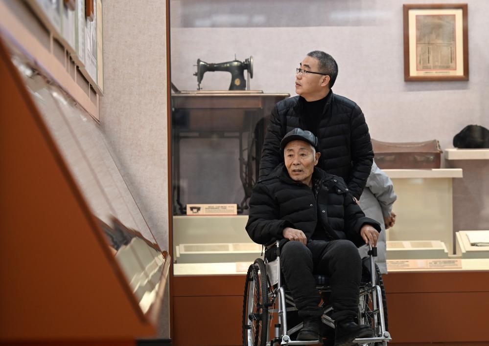 2024年1月29日，市民在平津戰(zhàn)役紀念館參觀。