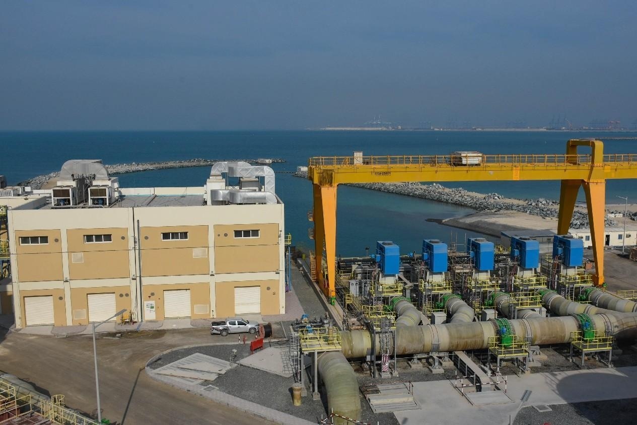 海水取水泵房。山東電建三公司供圖