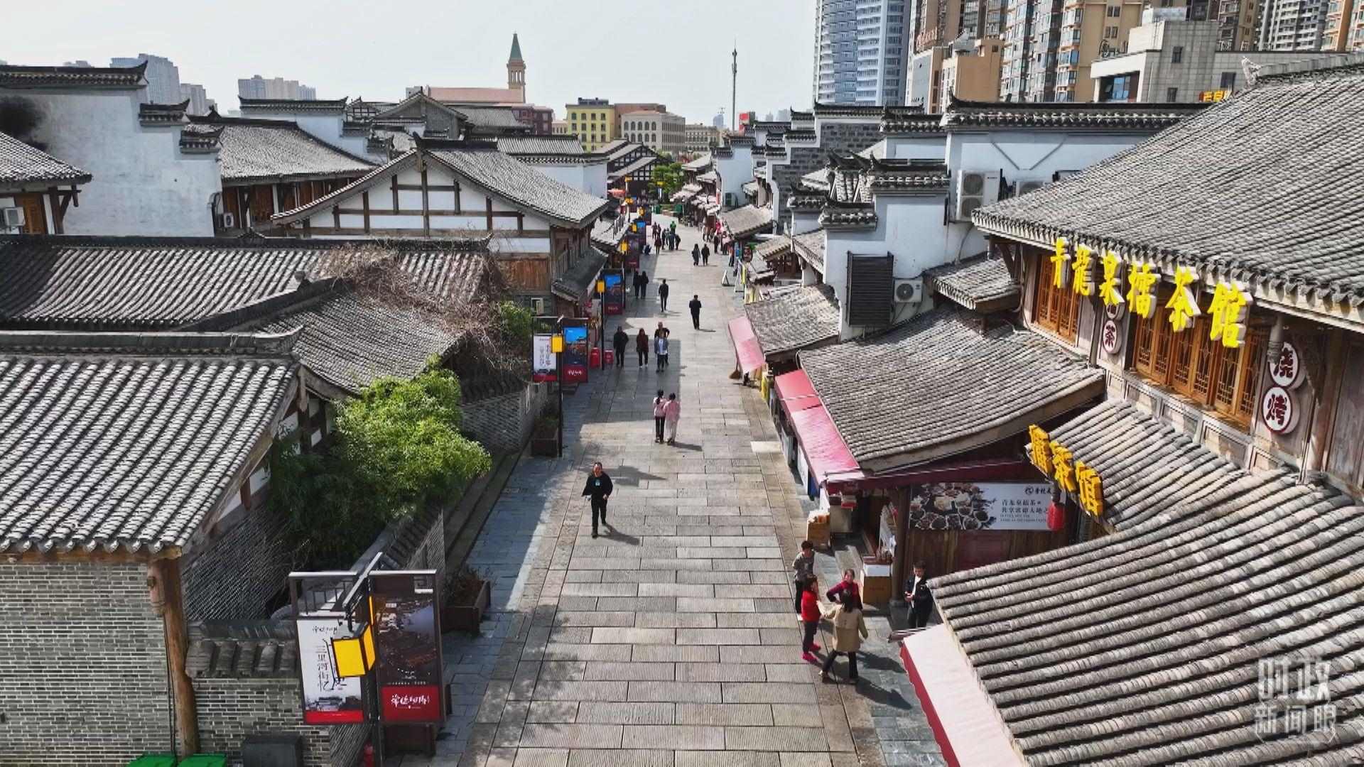 △常德河街。（總臺記者姚鵬、溫盛強拍攝）