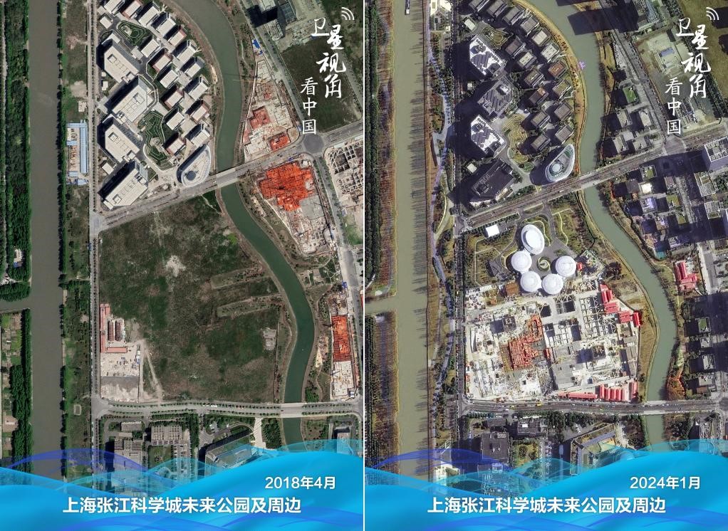 張江科學(xué)城未來公園從無到有，將打造代表人工智能發(fā)展最前沿、最高端成果的集中展示區(qū)、產(chǎn)業(yè)集聚區(qū)。