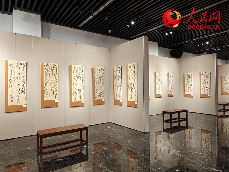 展廳現(xiàn)場(chǎng)。人民網(wǎng)記者 韋衍行攝