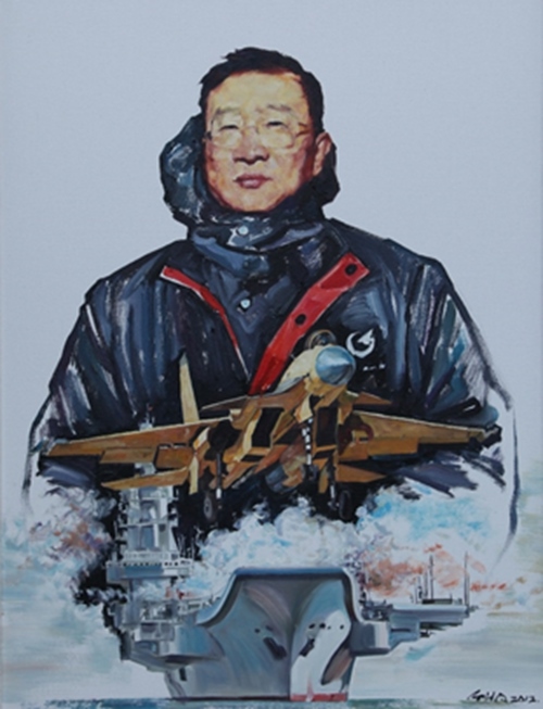 《羅陽》油畫。校方供圖