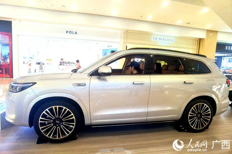  消費(fèi)者在試駕汽車。人民網(wǎng)記者 陳燕攝