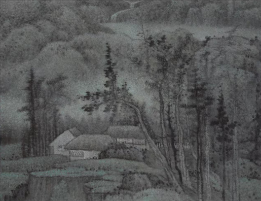 王秦生畫作《晨寂》。主辦方供圖
