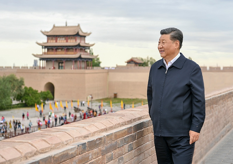 2019年8月20日，習近平總書記來到甘肅嘉峪關關城，登上城樓察看關城整體面貌，聽取河西走廊長城、關隘歷史文化情況介紹。