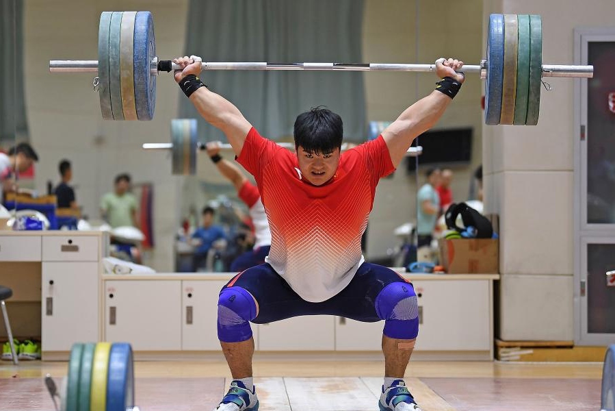5月10日，國(guó)家隊(duì)選手劉煥華在訓(xùn)練中。新華社記者 侯昭康 攝