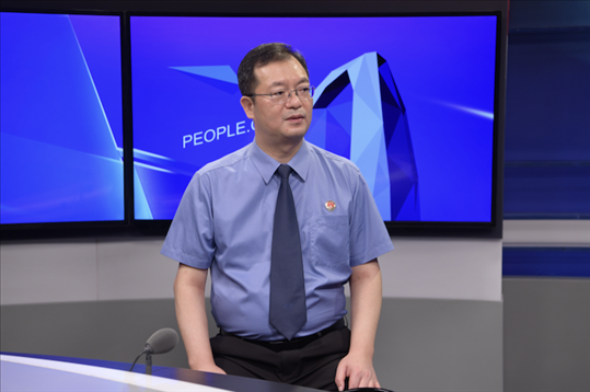 福建省泉州市人民檢察院檢察長施建清。人民網(wǎng)記者 王曉嘯攝