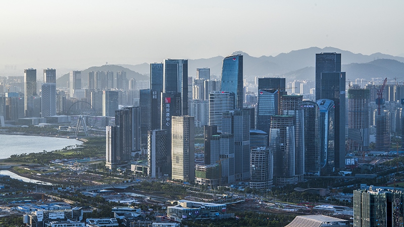 圖為深圳前海城市風(fēng)光。