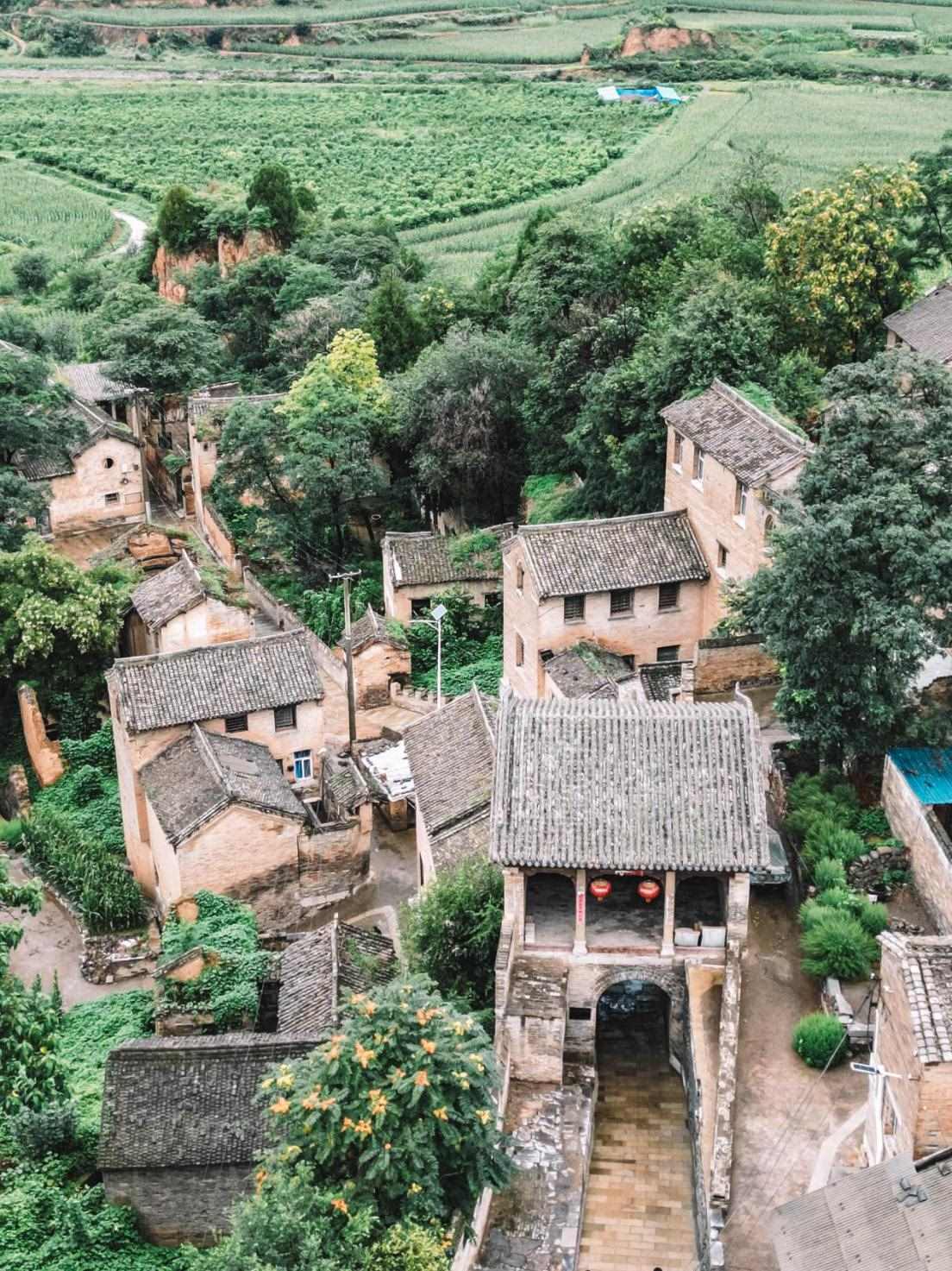 高平市永寧寨村，有許多明清建筑。王劍攝