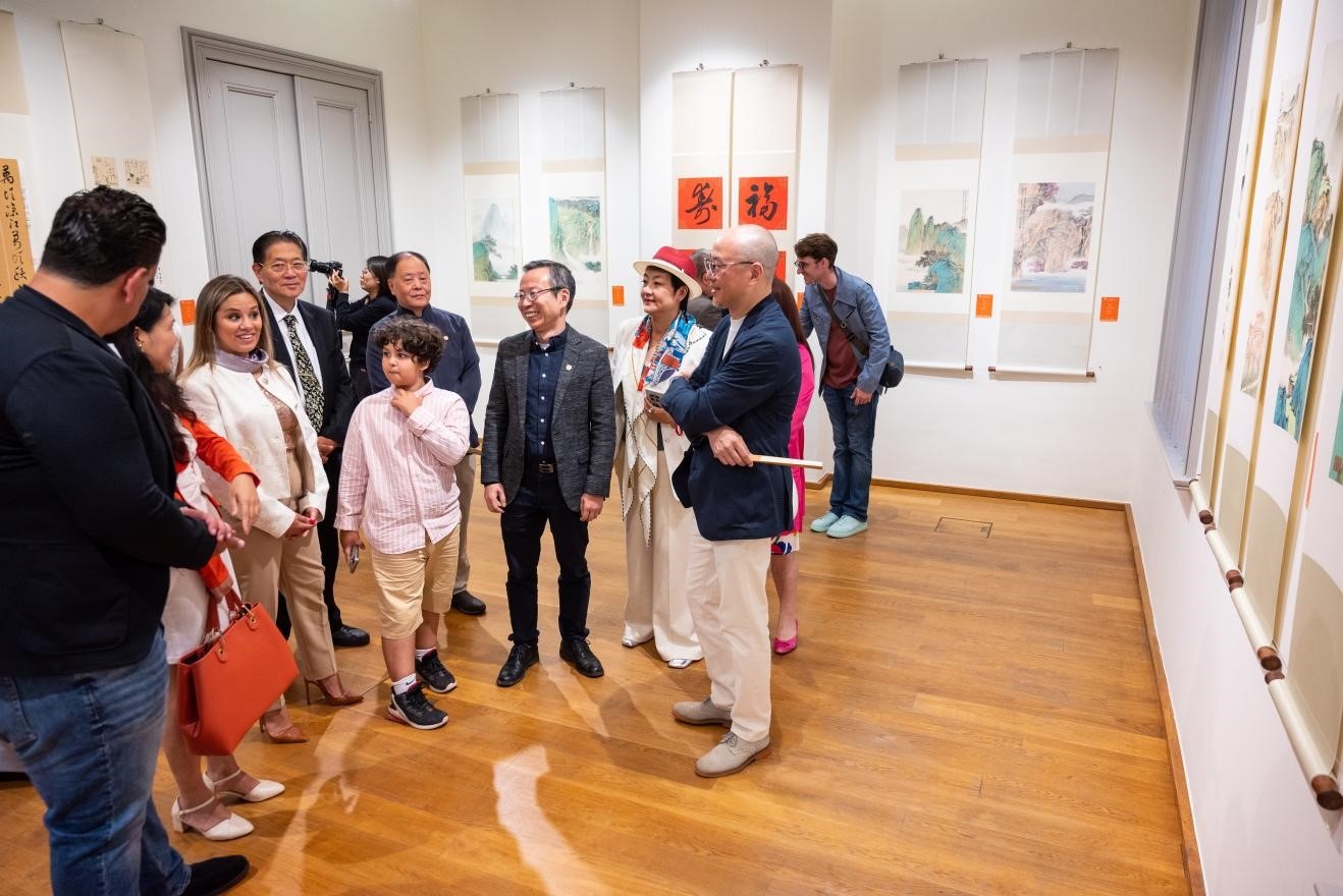圖為展覽現(xiàn)場(chǎng)。布魯塞爾中國(guó)文化中心供圖