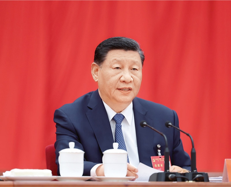 中國共產(chǎn)黨第二十屆中央委員會第三次全體會議，于2024年7月15日至18日在北京舉行。中央委員會總書記習(xí)近平作重要講話。 新華社記者 鞠鵬/攝