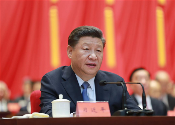 2019年9月20日，中央政協(xié)工作會議暨慶祝中國人民政治協(xié)商會議成立70周年大會在全國政協(xié)禮堂召開。中共中央總書記、國家主席、中央軍委主席習近平出席大會并發(fā)表重要講話。新華社記者 丁林 攝