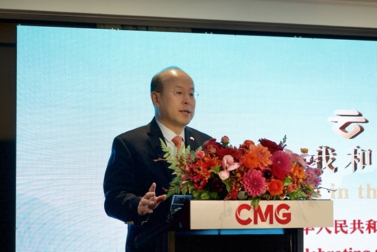 中國駐澳大利亞大使肖千出席活動并致辭。張舒惠攝