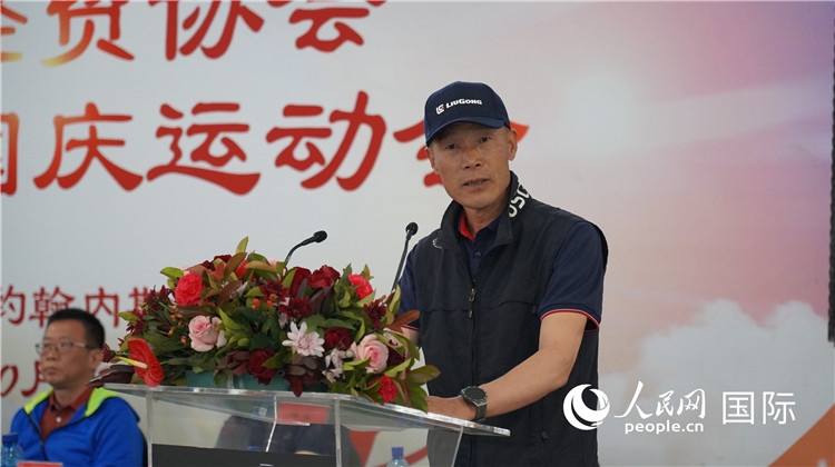 南中經(jīng)貿(mào)協(xié)會監(jiān)事長潘勇發(fā)言。 人民網(wǎng) 劉暢攝