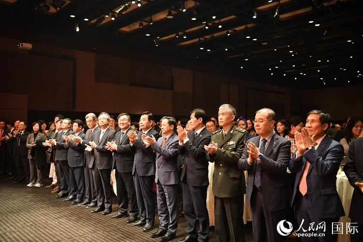招待會(huì)現(xiàn)場(chǎng)。人民網(wǎng) 李帆攝