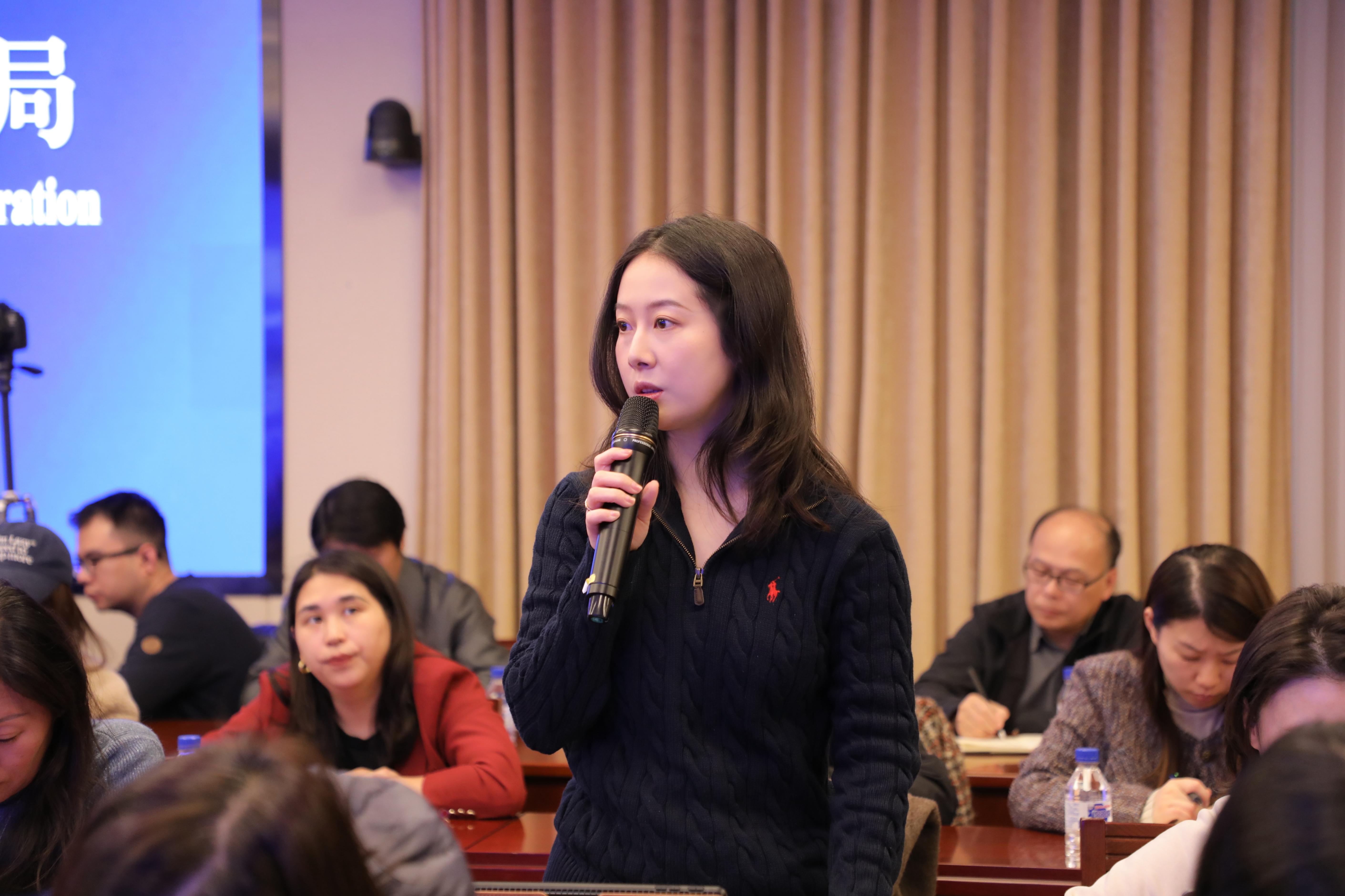 人民網(wǎng)記者提問。會議方供圖