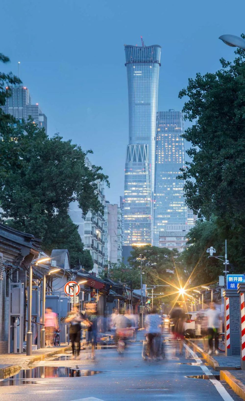 西總布胡同景觀。（受訪者供圖）