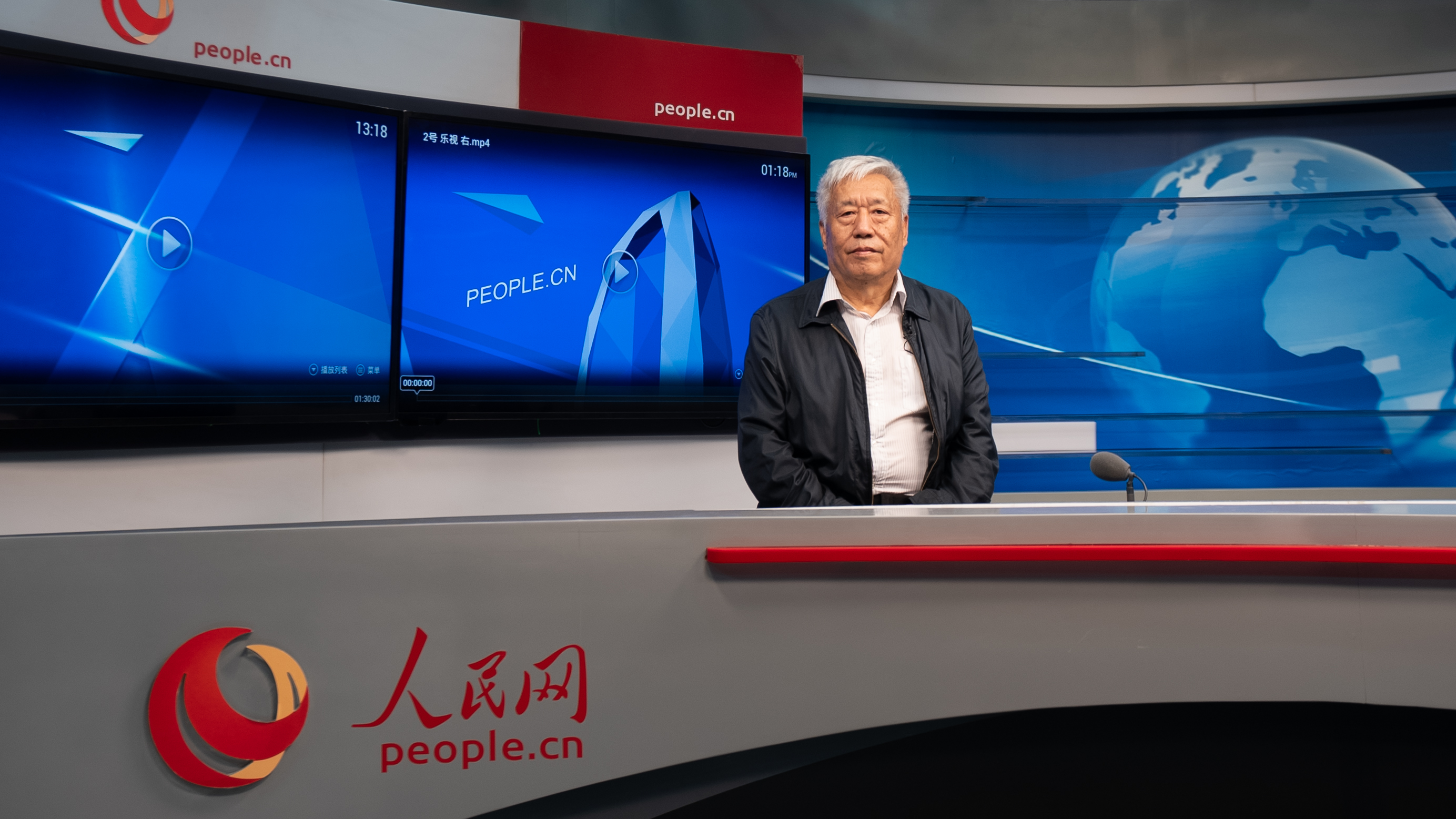 中國(guó)地震局地球物理研究所原副所長(zhǎng)、研究員高孟潭作客人民網(wǎng)。人民網(wǎng)記者 葛泰佚攝