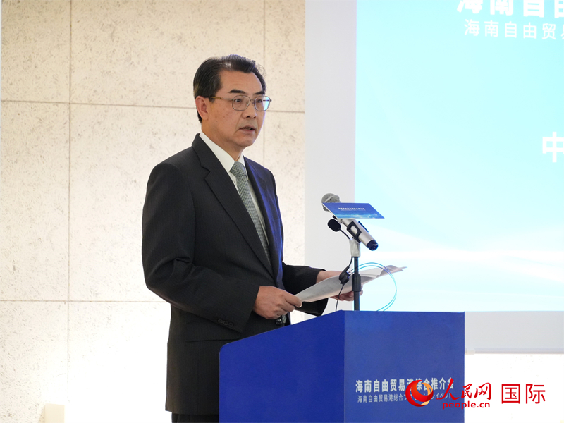 中國駐日本大使吳江浩致辭。人民網(wǎng) 許可攝
