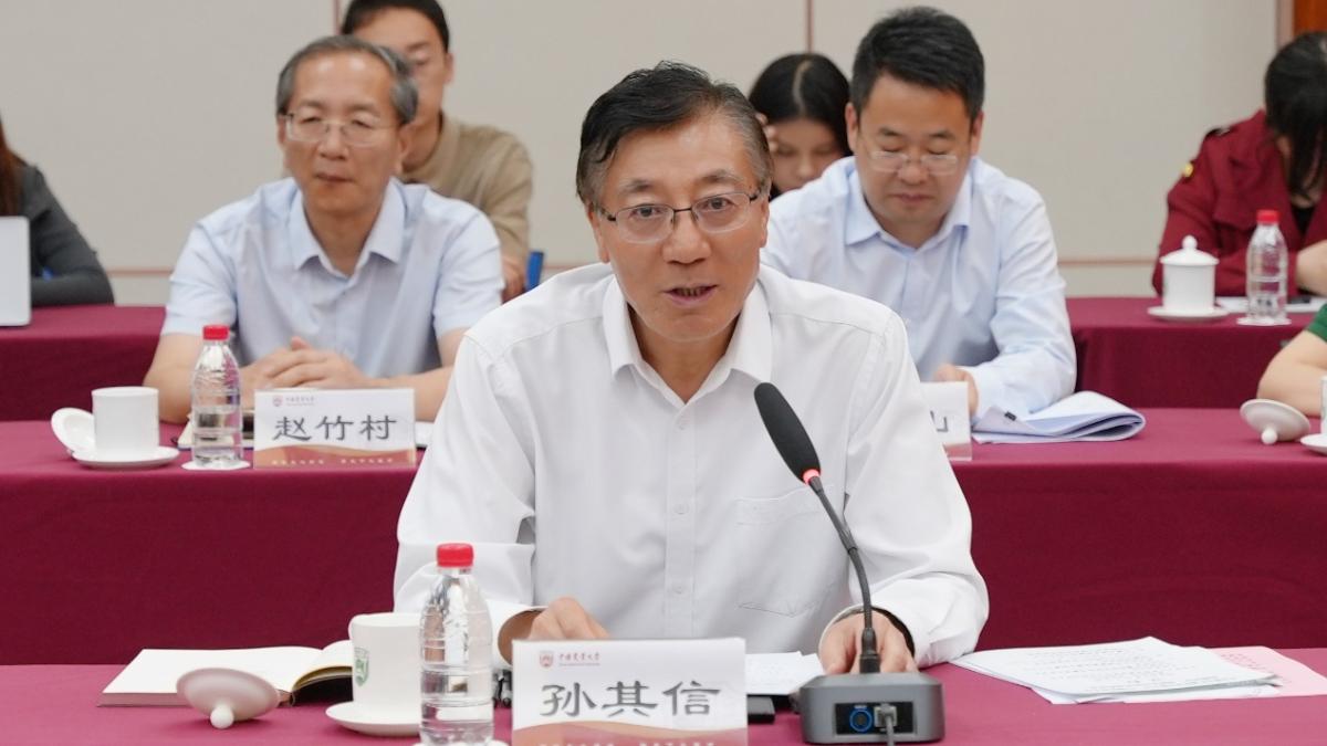 中國(guó)工程院院士、中國(guó)農(nóng)業(yè)大學(xué)校長(zhǎng)孫其信。校方供圖